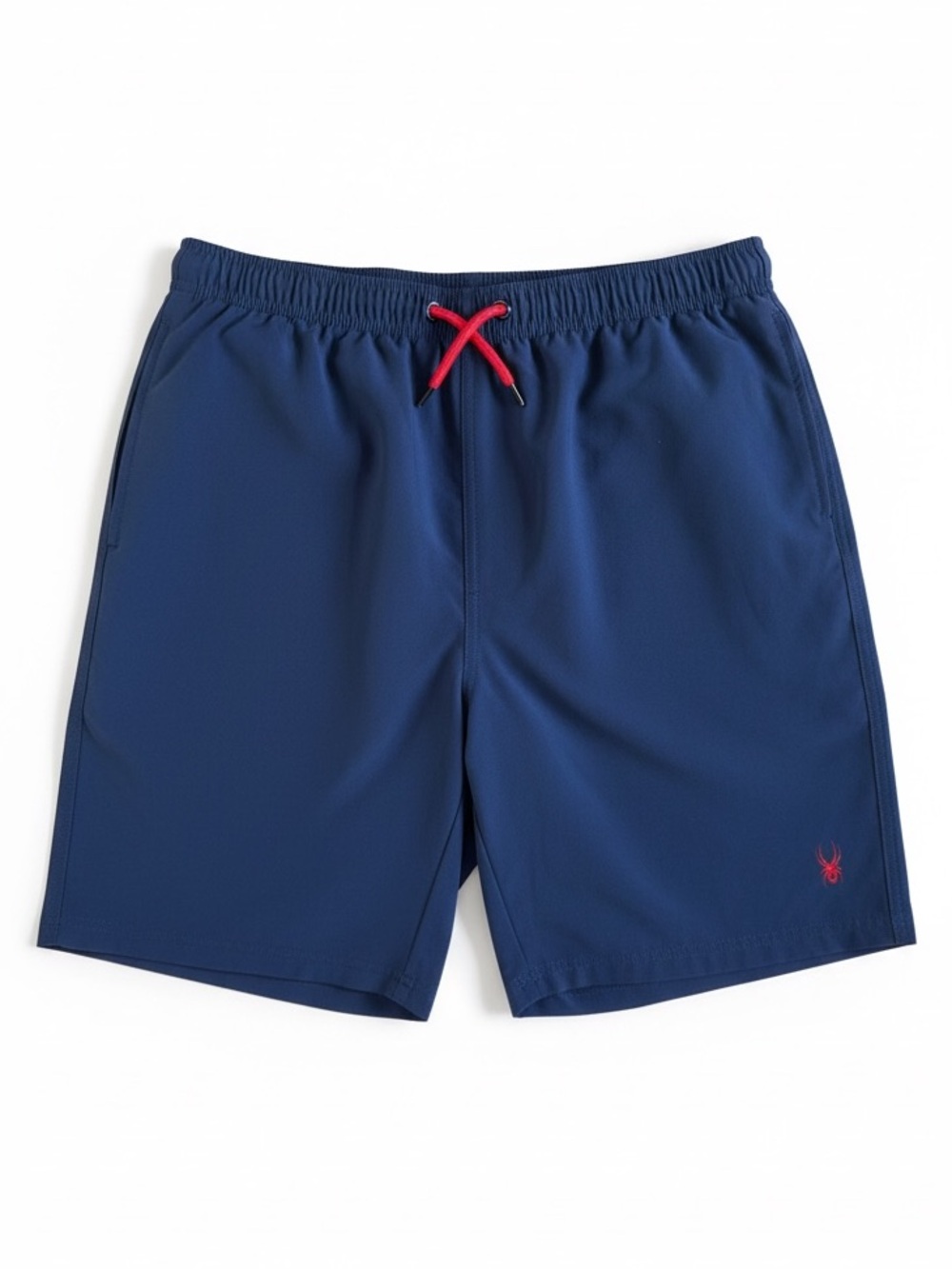 Spyder Athletic Swim Trunks Navy Blue Lined Drawstring Shorts Beach Boys XL